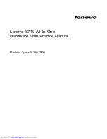 Lenovo S710 Hardware Maintenance Manual preview