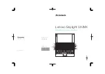 Предварительный просмотр 1 страницы Lenovo Skylight MX User Manual