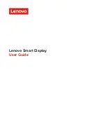 Lenovo Smart Display User Manual preview