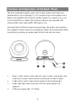 Предварительный просмотр 7 страницы Lenovo speaker M0520 User Manual