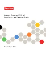 Предварительный просмотр 1 страницы Lenovo System x3550 M5 Installation And Service Manual