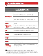 Preview for 3 page of Lenovo TAB 2 A10- Safety, Warranty & Quick Start Manual