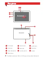 Preview for 4 page of Lenovo TAB 2 A10- Safety, Warranty & Quick Start Manual