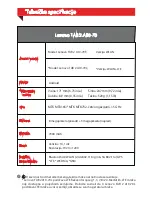 Preview for 102 page of Lenovo TAB 2 A10- Safety, Warranty & Quick Start Manual