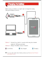 Preview for 6 page of Lenovo TAB A7-40 Quick Start Manual