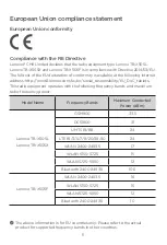 Preview for 13 page of Lenovo Tab M10 TB-X505F Safety, Warranty & Quick Start Manual