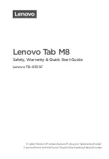 Preview for 1 page of Lenovo Tab M8 Quick Start Manual