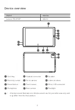 Preview for 4 page of Lenovo Tab M8 Quick Start Manual