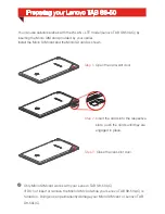 Preview for 5 page of Lenovo TAB S8-50 Safety, Warranty & Quick Start Manual