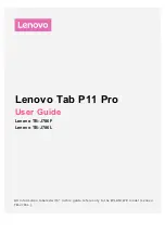 Lenovo TB-J706F User Manual предпросмотр