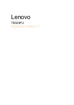 Lenovo TB328FU Manual preview