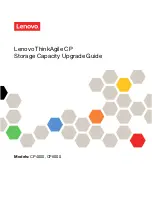 Preview for 1 page of Lenovo ThinkAgile CP 4000 Series Upgrade Manual