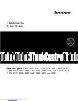 Lenovo ThinkCentre 3391 User Manual preview