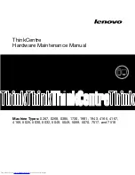 Предварительный просмотр 1 страницы Lenovo ThinkCentre 4166 Hardware Maintenance Manual