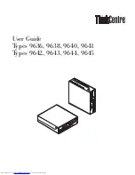 Lenovo THINKCENTRE 9636 User Manual предпросмотр