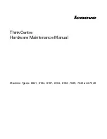 Preview for 3 page of Lenovo ThinkCentre A85 Hardware Maintenance Manual