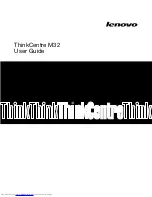 Lenovo ThinkCentre M32 User Manual preview