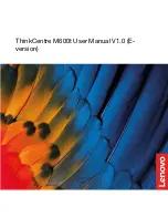 Lenovo ThinkCentre M600t User Manual preview