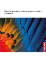 Lenovo ThinkCentre M740s User Manual предпросмотр