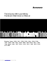 Предварительный просмотр 1 страницы Lenovo ThinkCentre M83 Hardware Maintenance Manual