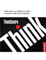 Lenovo ThinkCentre M90a Gen 3 Hardware Maintenance Manual preview