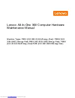 Preview for 1 page of Lenovo Thinkpad 300 Maintenance Manual