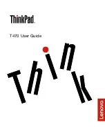 Preview for 1 page of Lenovo ThinkPad 470 User Manual