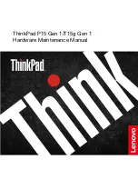 Lenovo ThinkPad P15 Gen 1 Hardware Maintenance Manual preview