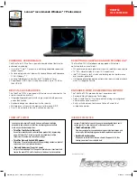 Preview for 2 page of Lenovo ThinkPad T420s Brochure