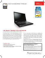 Lenovo ThinkPad T420s Specifications предпросмотр