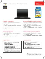 Предварительный просмотр 2 страницы Lenovo ThinkPad T420s Specifications