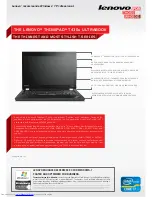 Lenovo ThinkPad T430u Specifications preview