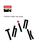 Preview for 1 page of Lenovo ThinkPad T460p User Manual