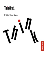 Lenovo ThinkPad T470s User Manual preview