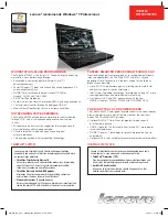 Preview for 2 page of Lenovo THINKPAD W520 Specifications