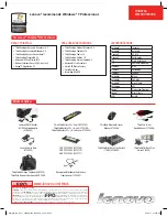 Preview for 4 page of Lenovo THINKPAD W520 Specifications