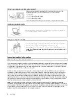 Preview for 6 page of Lenovo ThinkPad X1 2nd Generation User Manual