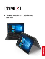 Lenovo ThinkPad X1 Carbon Gen 8 User Manual preview