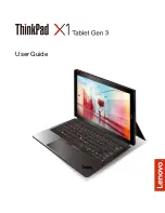 Предварительный просмотр 1 страницы Lenovo ThinkPad X1 Gen 2 User Manual