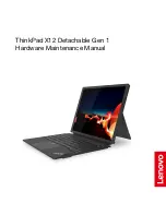 Lenovo ThinkPad X12 Detachable Gen 1 Hardware Maintenance Manual preview