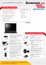 Preview for 3 page of Lenovo ThinkPad X121e Brochure & Specs