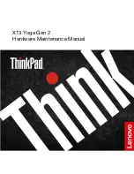 Preview for 1 page of Lenovo ThinkPad X13 Yoga Gen 2 Hardware Maintenance Manual