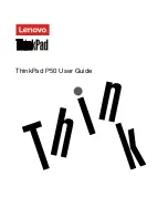 Lenovo ThinkPadP50 User Manual preview