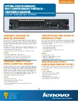 Preview for 1 page of Lenovo ThinkServer 5500 Series Brochure & Specs