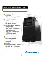 Lenovo ThinkServer 6399-13x Brochure & Specs предпросмотр