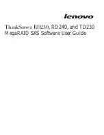 Предварительный просмотр 3 страницы Lenovo ThinkServer RD230 Software User'S Manual