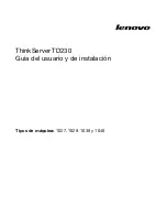 Предварительный просмотр 3 страницы Lenovo ThinkServer TD230 (Spanish) Guía Del Usuario Y De Instalación Manual