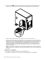 Предварительный просмотр 62 страницы Lenovo ThinkServer TD230 (Spanish) Guía Del Usuario Y De Instalación Manual