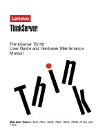 Предварительный просмотр 1 страницы Lenovo ThinkServer TS150 User Manual And Hardware Maintenance Manual