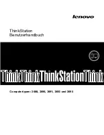 Lenovo ThinkStation 3688 (German) Benutzerhandbuch preview